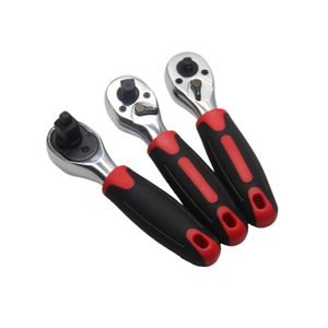 Clé à cliquet double ergonomique à 72 dents avec logo personnalisé, double entraînement 3/8'' et 1/2'', poignée en caoutchouc robuste - Product Image 2