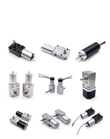 Motor Listrik DC 12V Dengan Gearbox Reduksi Dengan Encoder Torsi Tinggi Kecepatan Rendah Motor Gear Worm DC 24V