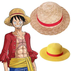 <span class=keywords><strong>Chapeau</strong></span> <span class=keywords><strong>de</strong></span> <span class=keywords><strong>paille</strong></span> <span class=keywords><strong>Luffy</strong></span>, <span class=keywords><strong>chapeau</strong></span> <span class=keywords><strong>de</strong></span> personnage <span class=keywords><strong>d</strong></span>'anime, accessoire <span class=keywords><strong>de</strong></span> cosplay, accessoire <span class=keywords><strong>de</strong></span> jeu <span class=keywords><strong>de</strong></span> rôle, accessoire <span class=keywords><strong>de</strong></span> spectacle, unisexe adulte, imprimé en sérigraphie - Product Image 1