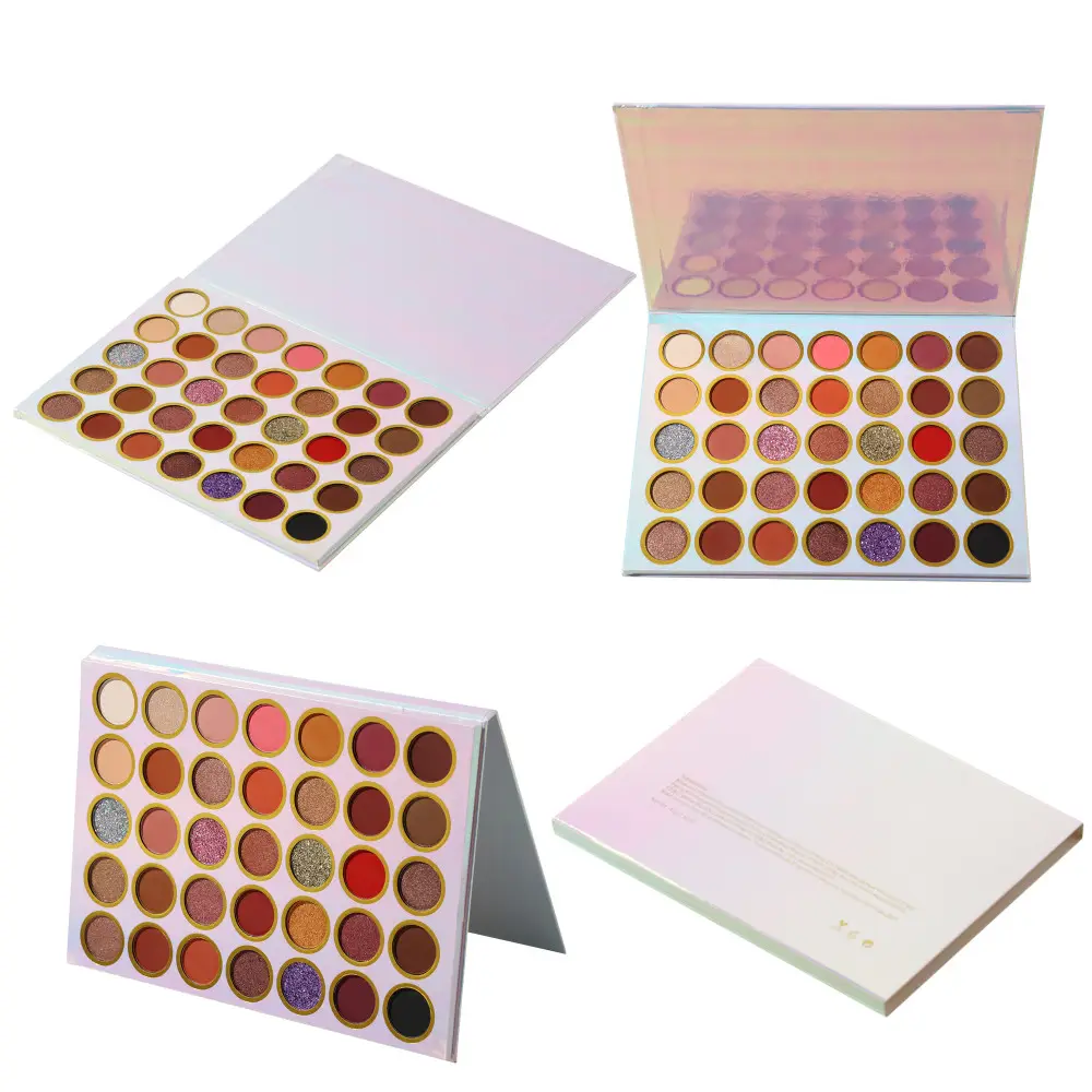 35 Colors Makeup Private Label Eyeshadow Palette Vendor Double Color Eye Shadow Palette