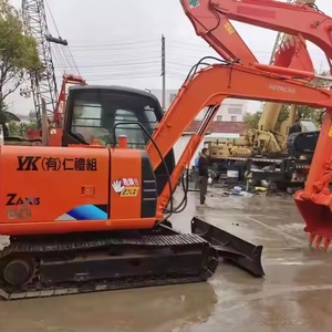 Excavadora de cadenas Hitachi ZX60, la más vendida, origen Japón, miniexcavadora usada de segunda mano con motor en venta a bajo precio. - Product Image 3