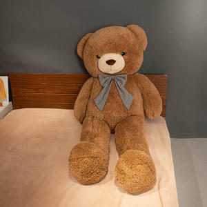 Grand ours en peluche et <span class=keywords><strong>tigre</strong></span> mignon peluche en coton doux cadeau d'anniversaire poupée câlin pour les filles couette remplie de coton PP pour les mariages - Product Image 3