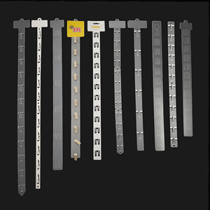 Bandes de présentation suspendues pour supermarché Hookei avec crochets métalliques - Installation facile - Product Image 4