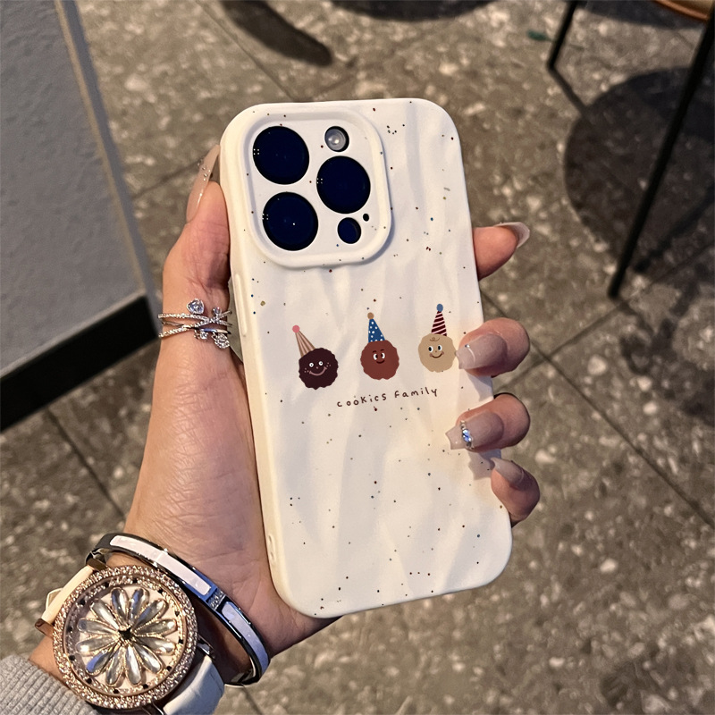 Ruffled Shell - White - Cookie