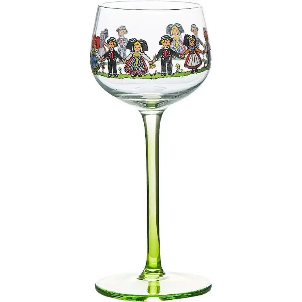 Kawaii Nordic Alsatian Style Villain Cup Colored Wine Glass Unique Wine Glasses Stemless Wine Glasses Wholesale