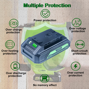 2500mAh tùy chỉnh 18650 pin thay thế cho greenworks 24V Pin 29842 29852 tương thích 24V công cụ điện (với cổng USB) - Product Image 3