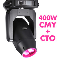 Projecteur Beam 400W CMY Moving Head BSW Beam Spot Wash 3-en-1 LED, Projecteur Beam LED CMY CTO, Lumières de Scène pour DJ, Concerts et Fêtes