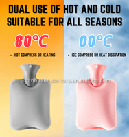 Bouillotte de haute qualité avec housse en peluche imitation lapin pour soulager les crampes menstruelles et réchauffer le lit