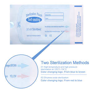 200 pièces/boîte, vente en gros, sachets de stérilisation auto-adhésifs, sachets de stérilisation jetables, parfaits pour les salons de manucure - Product Image 6