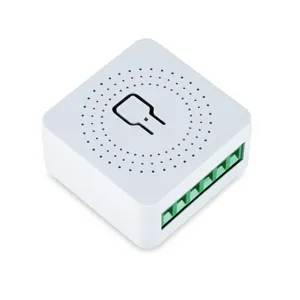 Tuya WiFi Mini DIY Interruptor Inteligente 16A 2 Caminho De Controle De Casa Inteligente Módulo de Automação Através do Alexa Vida App Google Alice Casa Inteligente