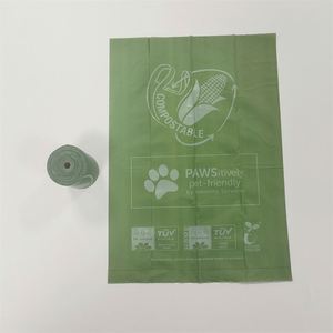 Sac à déjections pour animaux de compagnie biodégradable et compostable respectueux de l'environnement, parfum frais, dessins animés, sac à déjections pour chien fabriqué à partir de plastique - Product Image 3