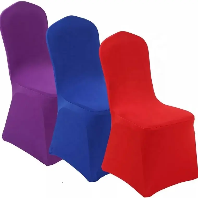 Lycra stretch chair seat cover for wedding receptions