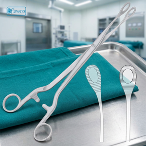 Éponge Kelly et forceps à pansements en acier inoxydable, instrument chirurgical manuel pour la chirurgie générale, certifié CE Classe I - Product Image 3
