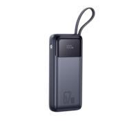 Banco de Energía Opaqi de 67W con Carga Rápida, 20000mAh, Pantalla LED y Enchufe Integrado, Puertos USB-C y USB-A Duales