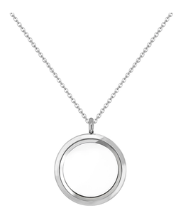 Bán Sỉ Thời Trang Ốc Vít Xoắn Trơn Bằng Hợp Kim 30Mm Mặt Dây Chuyền Nổi Ký Ức Bằng Thủy Tinh Cho Mặt Dây Chuyền Hạt Charm Ngọc Trai - Product Image 4