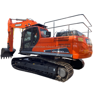 Bomba de motor original de 30 toneladas DX300 excavadora usada sobre orugas Doosan excavadora coreana de segunda mano - Product Image 1
