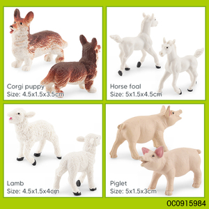 Juego de Animales de Granja de Plástico Realistas Personalizados al por Mayor, Juguetes Educativos en Venta - Product Image 4