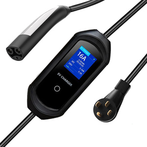 Chargeur de véhicule électrique Mode 2, chargeur EV portable rapide, Nacs 7 kW 32 ampères, prise CEE pour voiture Tesla - Product Image 2