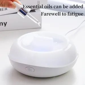 Diffusore di oli essenziali per aromi personalizzati di lusso per uso domestico simulazione Desktop 7 colori aroma fiamma umidificatore 200ml diffusore