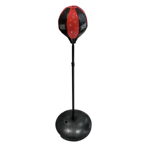 Inflatable Children Speed Boxing Ball Height Adjustable Pedestal Stand Punching Bag Reflex Boxing Ball Training Set