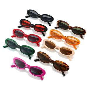 Gafas de Sol Ovaladas con Marco Pequeño y Remaches Retro de Moda con Logotipo Personalizado 2025, Gafas de Sol de Ojo de Gato con Protección UV400 en Color Caramelo para Mujer - Product Image 4