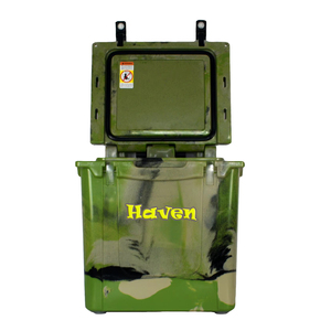 Glacière portable isotherme 45L avec logo personnalisé, en PE rotomoulé, étanche, pour camping et pêche, avec roues, pour aliments et boissons - Product Image 2