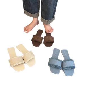 Chaussons d'extérieur chauds et moelleux pour femmes et hommes toutes saisons, avec boucle, grande taille, décontractés, couleurs mélangées - Product Image 6