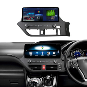 Kit de cadre d'installation Android 12,3 pouces pour autoradio DVD Toyota Noah 14-17 avec écran tactile HD et prise en charge GPS <span class=keywords><strong>CarPlay</strong></span> sans fil - Product Image 1