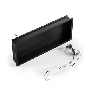 Estantes de baño de pared de acero inoxidable LED empotrados Estante de inserción de nicho de ducha con nivel impermeable IPX65 - Product Image 4