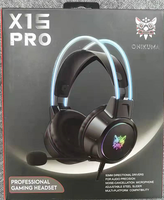 Headphone Hot Onikuma X15 Pro RGB Light Gaming Headset 3.5+USB Dengan Mic Peredam Kebisingan untuk Anak Perempuan dan Laki-laki