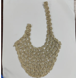 Material de Rafia de Paja PP Tejida Decorativa para la Parte Superior de Zapatos Semiacabados Hechos a Mano con Estampado Dorado al por Mayor para Sandalias de Mujer de Verano - Product Image 6