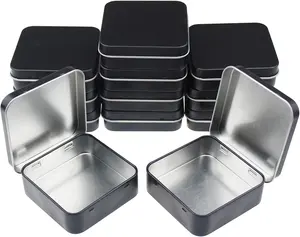 Vendita calda scatola di metallo personalizzata scatola rettangolare confezione in metallo contenitore di latta multifunzione per uso alimentare