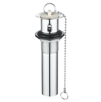 Accessoires pour lavabo Hofen G1-1/4 : bouchon de vidange en caoutchouc avec trou de trop-plein