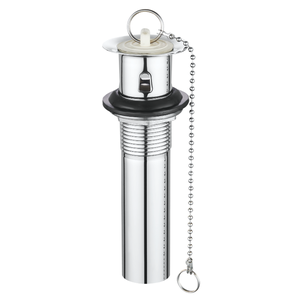 Accessoires pour <span class=keywords><strong>lavabo</strong></span> Hofen G1-1/4 : bouchon de vidange en caoutchouc avec trou de trop-plein - Product Image 1