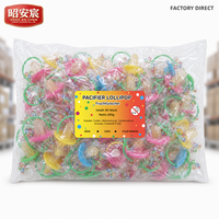 Wholesale Glucose Pacifier Lollipops Hard Candy 50 Count Individually Wrapped Fruit Flavored Bracelet Ring Gift Bag