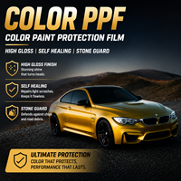 Film de protection de peinture coloré en TPU aliphatique auto-réparant, résistant aux UV, pour l'habillage complet de voiture