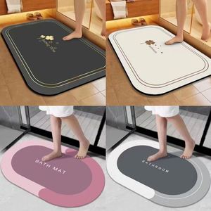 Alfombra Antideslizante de Secado Rápido de Tierra de Diatomeas para Baño, Tapete Absorbente para Puerta de Baño - Product Image 2