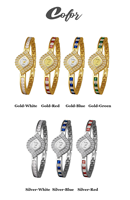 Montres pour femmes tendance vintage haut de gamme, montres à quartz de haute qualité populaires, adaptées à diverses occasions