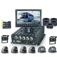 8-канальный сетевой видеорегистратор 1080P AHD камера автомобиля DVR CCTV MDVR 2 ТБ HDD запись GPS 4G/такси/автобус камеры системы Мобильный DVR комплекты