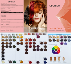 LOURICH Cartella <span class=keywords><strong>Colori</strong></span> Professionale OEM per Salone, Crema Colorante per <span class=keywords><strong>Capelli</strong></span> di Alta Qualità, 67 Tonalità Premium - Product Image 1