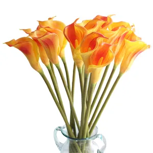 Top Quality Decorative Real Touch Artificial Calla Lily Large Size 67cm Calla Lily Flowers