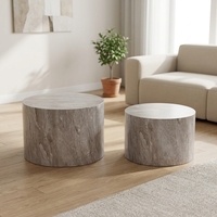 Table basse ronde contemporaine en bois MDF écologique, design personnalisé, pour la maison, le salon, marque Jite