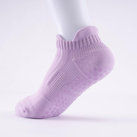 Chaussettes de yoga tricotées pour femmes de qualité supérieure avec impression numérique antidérapante Logo personnalisable sur le bas du corps