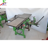 Raboteuse à bois 220v, scie à table, raboteuse de table entièrement automatique à haute efficacité, raboteuse trois-en-un