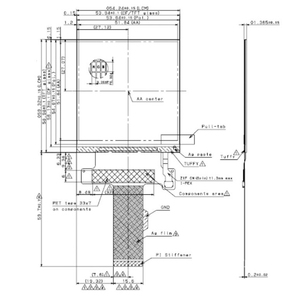Ls029b3sx06a 2.9 inch 2160x2160 <span class=keywords><strong>TFT</strong></span> LCD hiển thị <span class=keywords><strong>IPS</strong></span> màn hình mipi giao diện LCD Module bảng điều chỉnh với H-DMI Hội Đồng Quản trị tùy chọn cho VR AR - Product Image 6