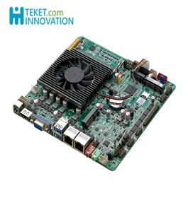 Carte mère industrielle mini-ITX TEKET haut de gamme contrôlée par ordinateur, B82-8260U <span class=keywords><strong>Intel</strong></span> I5-8260U DDR4, 2 LAN, 6 COM, 12VDC intégrée - Product Image 1