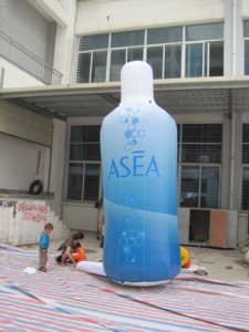 Inflatable ASEA Bottle for outdoor sale advertising events - Product Image 1