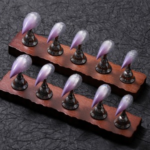 <span class=keywords><strong>Faux</strong></span> ongles à presser, rose nude mat dégradé, motif <span class=keywords><strong>griffe</strong></span> de dragon, 10 pièces, couvrance totale, unis et simples, faits main, pour manucure quotidienne femme - Product Image 5