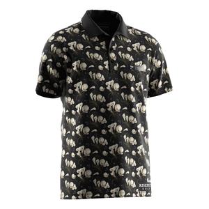 เสื้อยืดโพลีเอสเตอร์แขนสั้น Odm Sublimation สำหรับผู้ชาย เสื้อโปโลสีขาวปักโลโก้ตามสั่งสำหรับผู้ชาย - Product Image 3