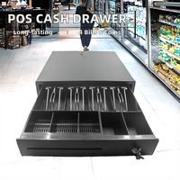 SCPOS CD305 supermarché Restaurant comptoirs de caisse 335mm plastique Durable 3 compartiments POS tiroir-caisse et boîte pour la vente au détail